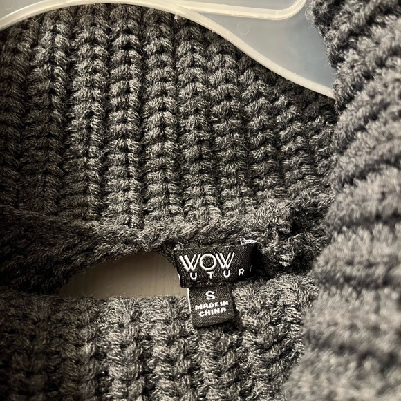 Wow Couture Sweater with open buckled back - Picture 3 of 5